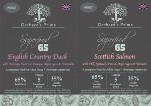 Superfood 65 - Scottish Salmon 900g/English Country Duck 900g - ADULT  