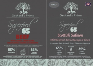 Superfood 65 Angus Beef 900g/Scottish Salmon 900g - ADULT