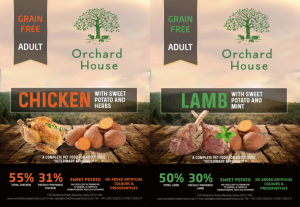 Grain Free - Chicken Sweet Potato & Herbs 900g/Lamb Sweet Potato and Mint 900g - ADULT - Variety Pack