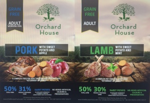 Grain Free - Pork Sweet Potato & Apple 900g/Lamb Sweet Potato & Mint 900g - ADULT - Variety Pack