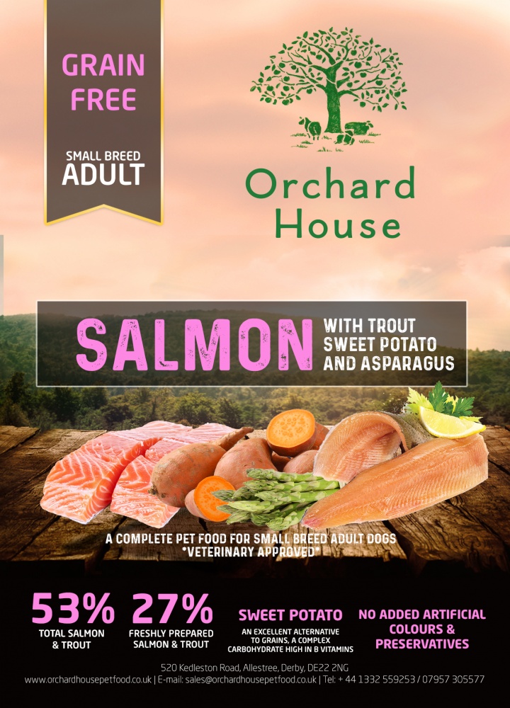 salmon trout sweet potato asparagus dog food