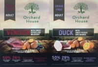 Grain Free - Venison Sweet Potato & Mulberry 900g/Duck, Sweet Potato & Orange 900g -  ADULT - Variety Pack 